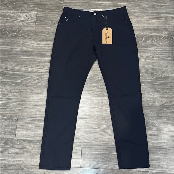Tailor Vintage Men's Dark Grey Slim Pants